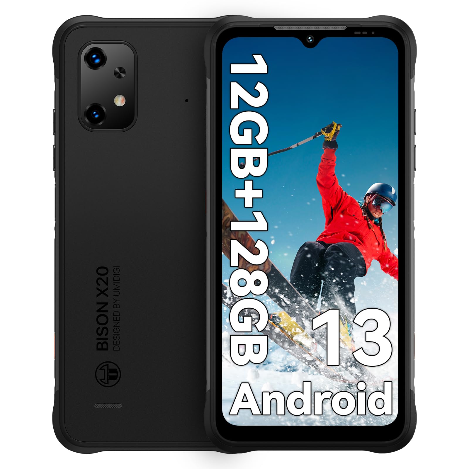 UMIDIGI Bison X20 Unlocked Rugged Smartphone - 6.53