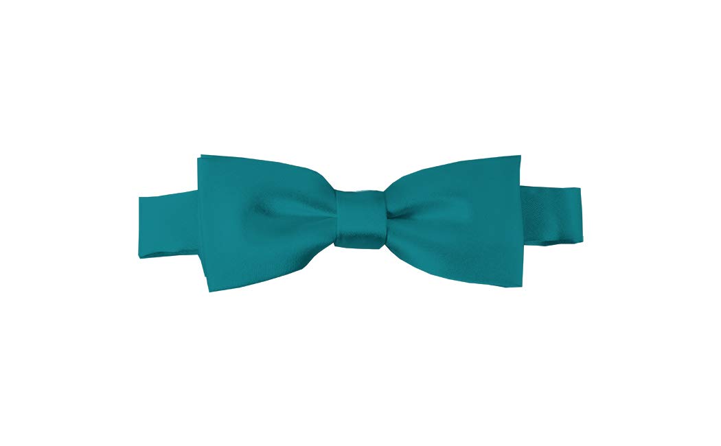 Stylish Solid Color Pre-Tied Bow Tie for Kids - Perfect for Weddings, School Photos & Special Occasions