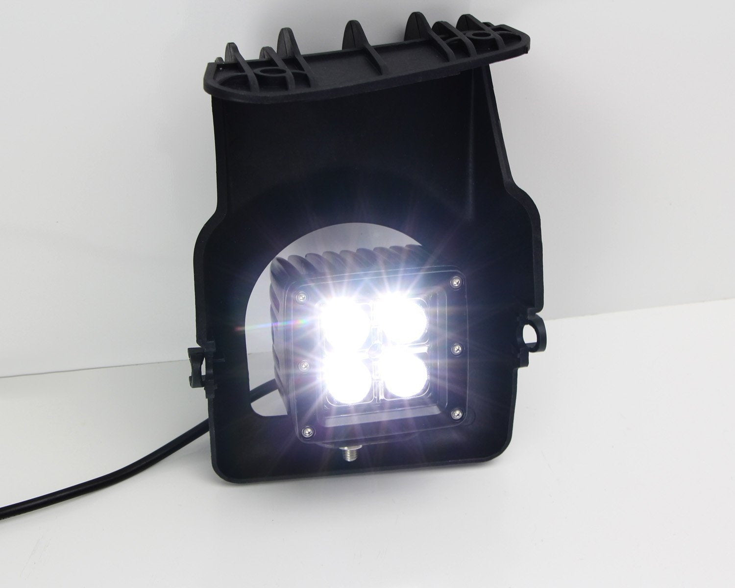 40W CREE LED Pods with Fog Light Opening Brackets & Wiring Kit - Compatible with 2003-2006 GMC Sierra 1500 - Off-Road Lighting, Fog Light Replacement, Truck Accessories