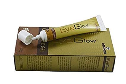 Eye Glow Gel - 100% Natural Dark Circle & Wrinkle Remover for Puffiness & Fine Lines | Men & Women | Day & Night Eye Care for Tired Eyes