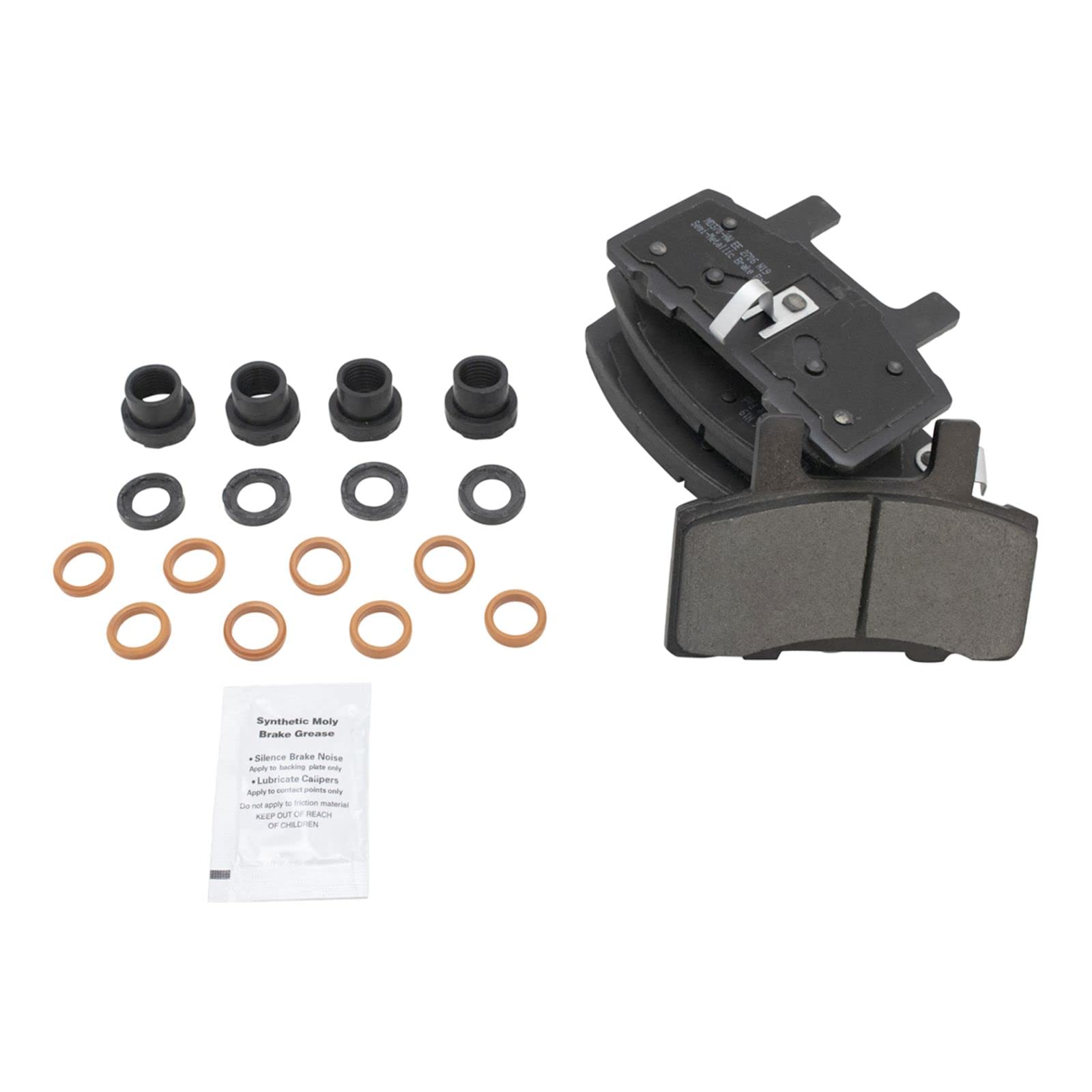 High-Performance Front Metallic Brake Pads, Rotors & Caliper Kit for Chevy Silverado GMC Sierra 1500 2500 3500 - Perfect for Off-Roading, Towing & Heavy-Duty Use