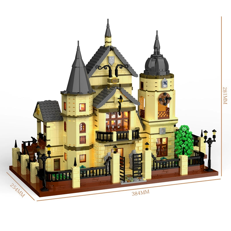 ZHEGAO 613004 Magic Academy Micro Building Blocks Set - 2925 PCS Creative Bricks for Kids & Adults, Perfect for STEM Learning, DIY Craft, and Collectible Display