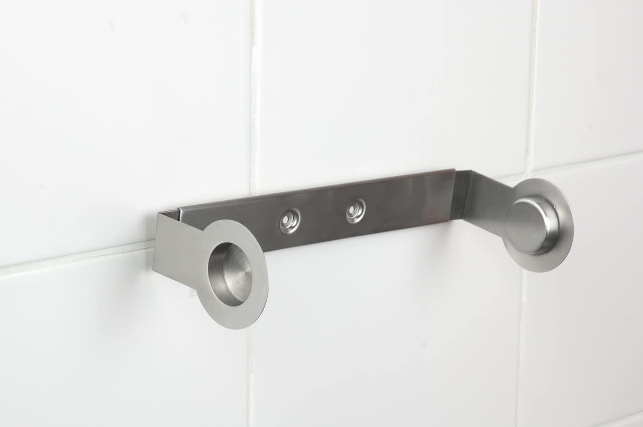 Wenko Cerri 2318100 Stainless Steel Kitchen Paper Towel Holder - Perfect for Countertop Organization in Modern Kitchens
