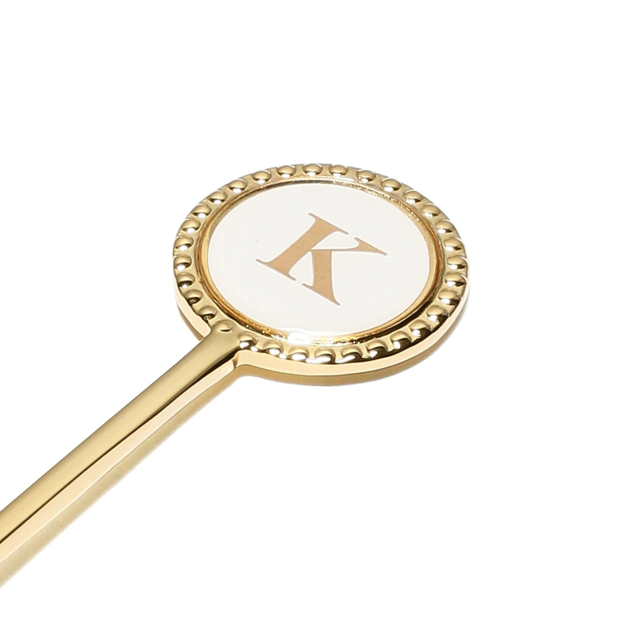Elegant Initial Teaspoon Set - Personalized Monogram Tea Spoon for Coffee, Tea, and Desserts - Perfect for Gifts, Bridal Showers, and Home Decor