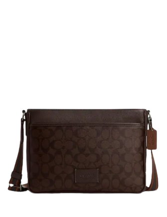 Coach District Crossbody Bag in Colorblock Signature Canvas - Stylish & Durable for Women | Perfect for Work, Travel & Everyday Use