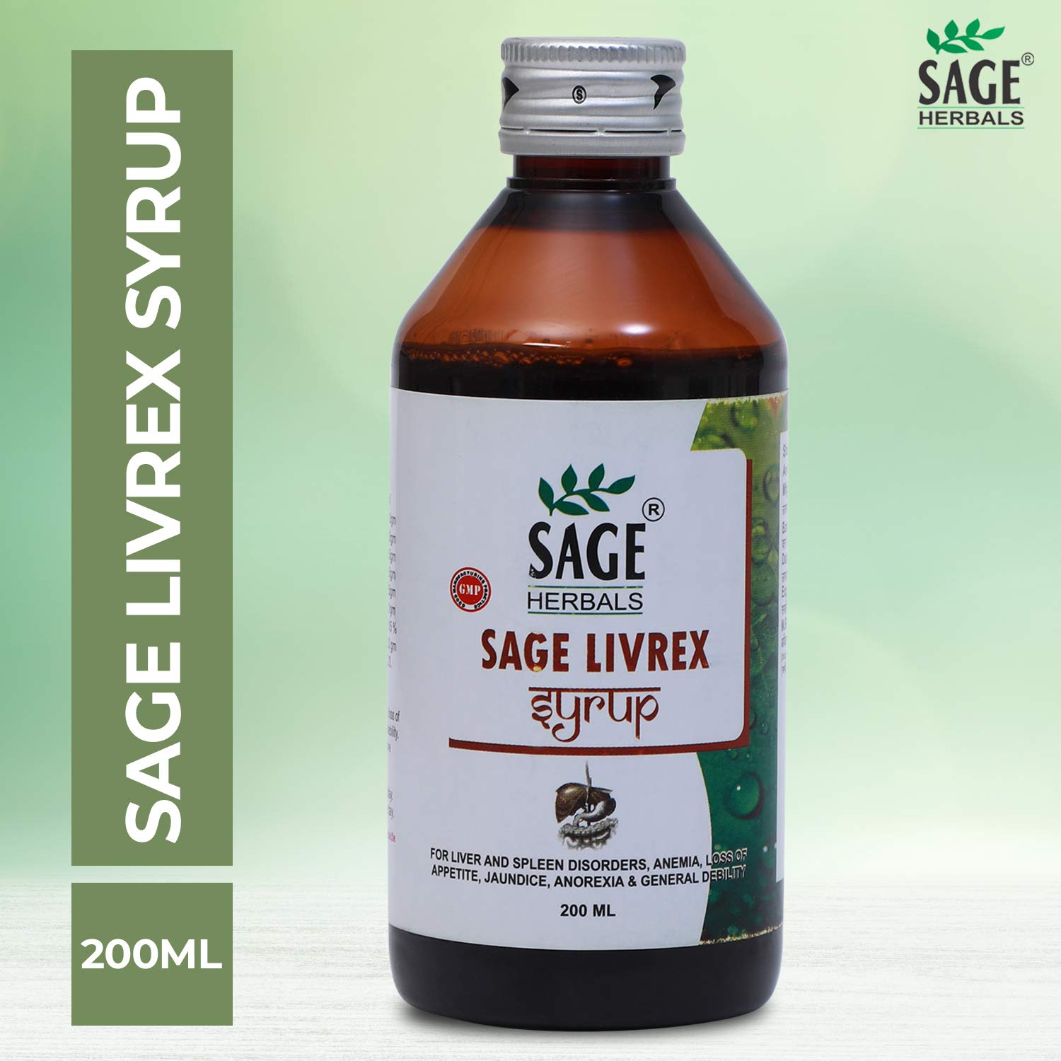Sage Herbals Livrex Syrup - Natural Liver Detox & Spleen Support with Aloe Vera, Narsar & Kansi | Promotes Liver Health | 100ml (Pack of 3) | Ideal for Daily Liver Care & Detoxification Routines