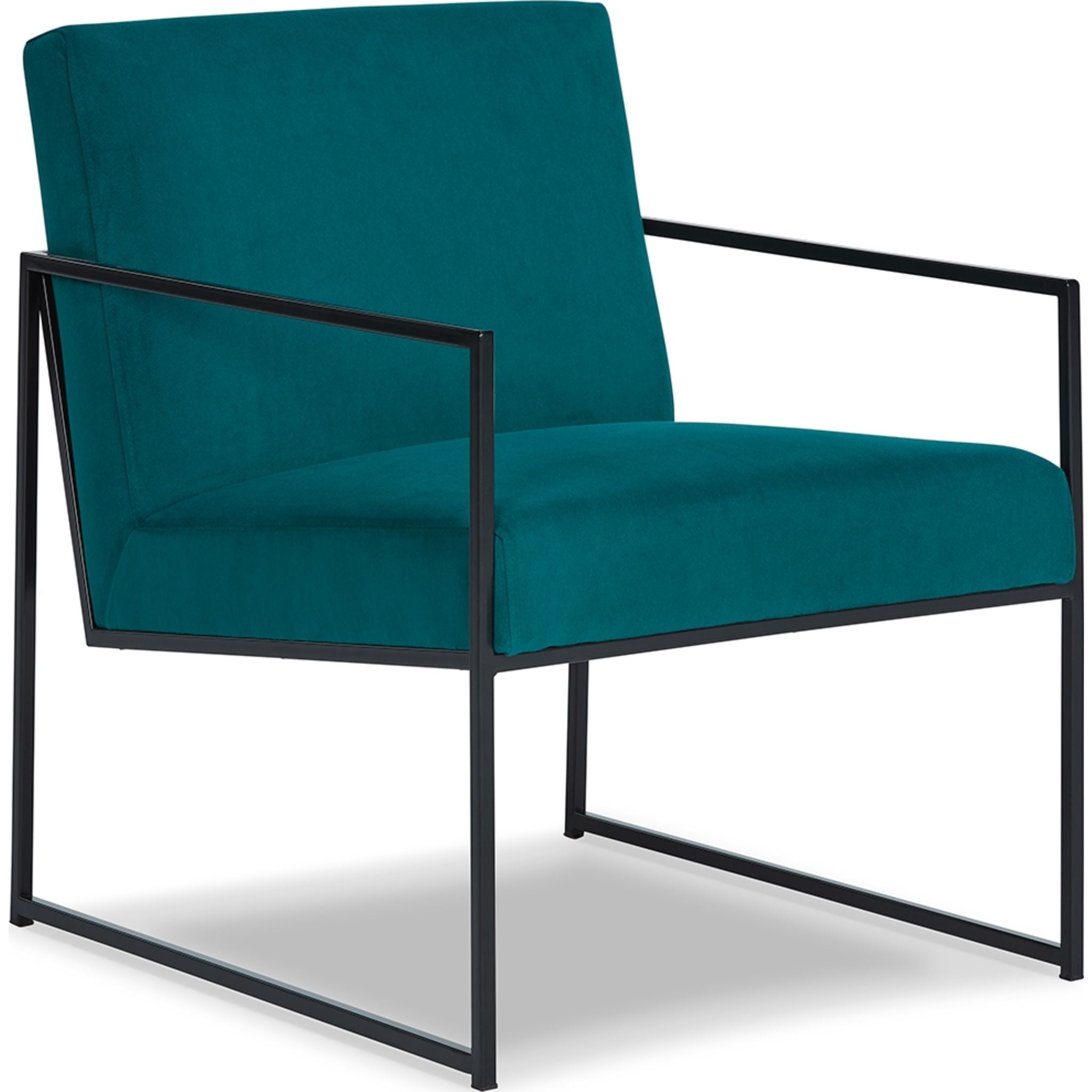 Aniak Accent Chair - Modern Rainforest Design for Living Room, Bedroom & Office - Comfortable Upholstered Armchair with Wooden Legs - Perfect for Reading, Relaxing & Home Decor