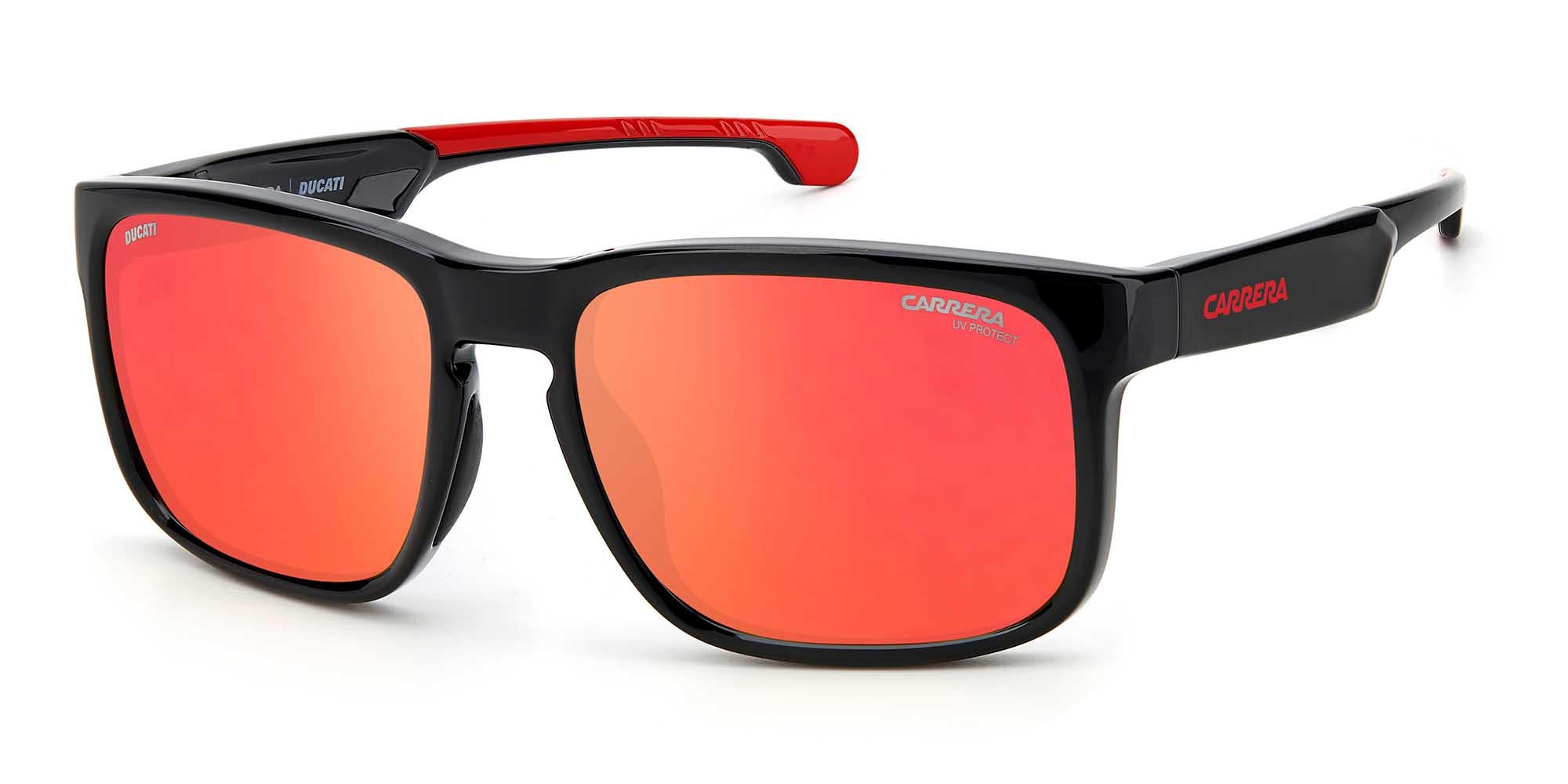 Carrera Ducati CARDUC 001/S Sunglasses - Men's Sports Cycling Shades with UV Protection - Perfect for Motorcycle Riding, Biking & Outdoor Adventures