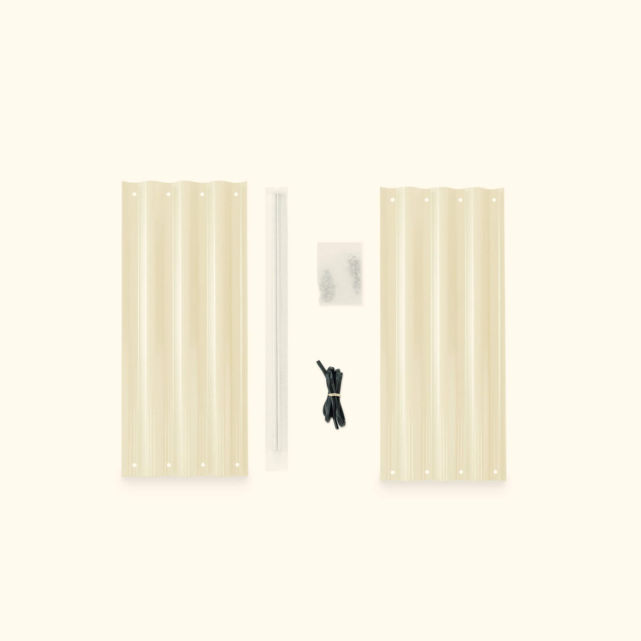 11 Feet Tall 2 Feet Wide Extension Kit for Outdoor Privacy Fence - Perfect for Backyard, Garden, and Patio Enclosures