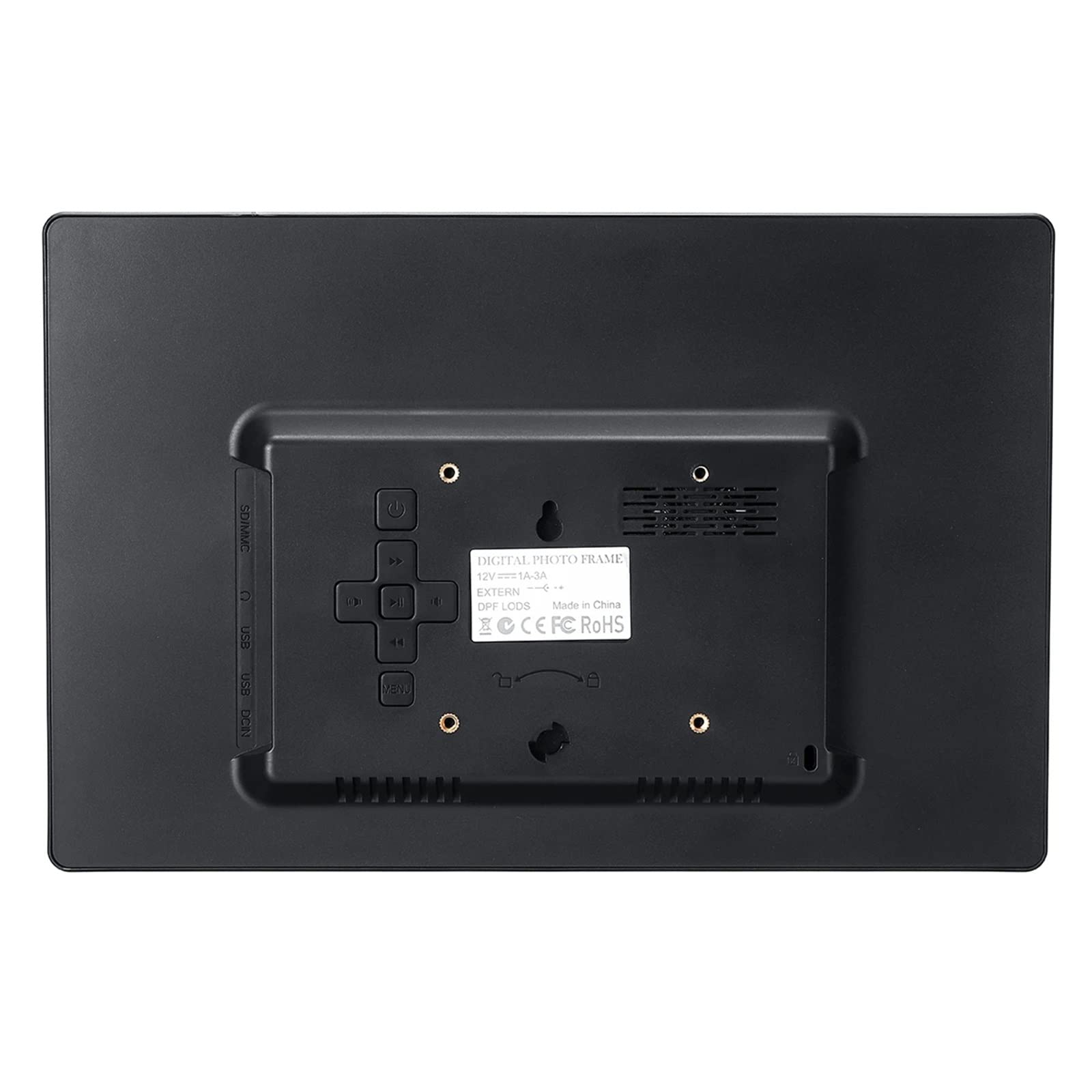 15.4 Inch Digital Picture Frame - 1280x800 HD LCD Display, Remote Control, Smart Electronic Photo Frame for Home & Office - Black Digital Photo Frame for Wall & Desk Display