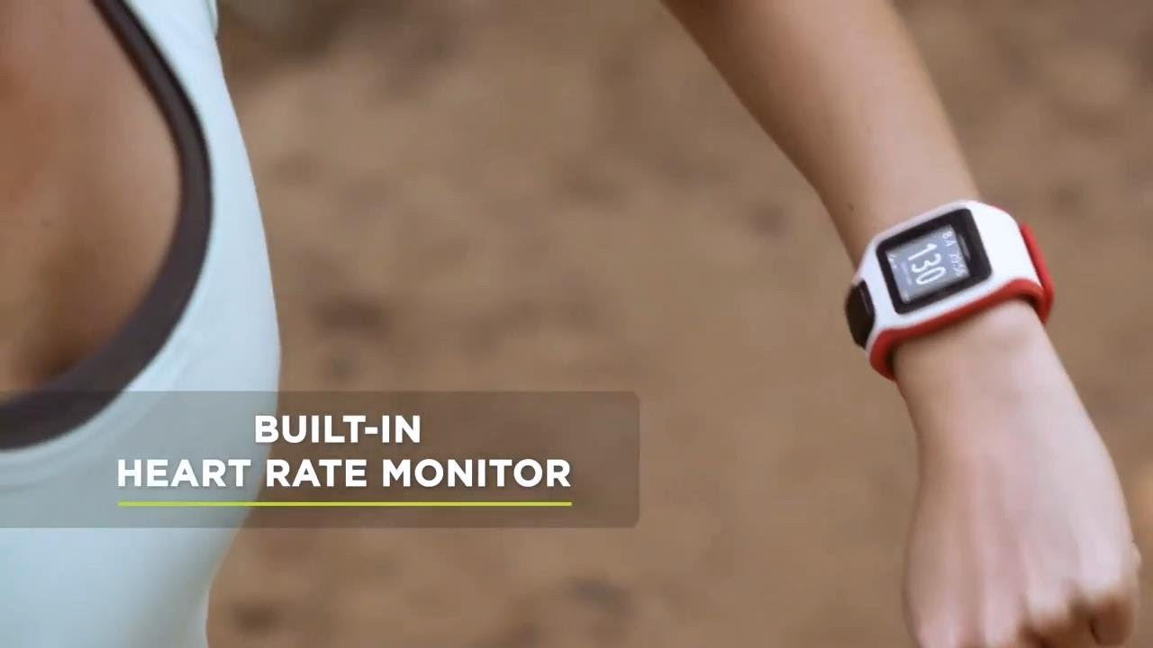 TomTom Runner Cardio GPS Sports Watch - Heart Rate Monitor, Distance Tracking & Waterproof Design for Running, Cycling & Outdoor Fitness Activities
