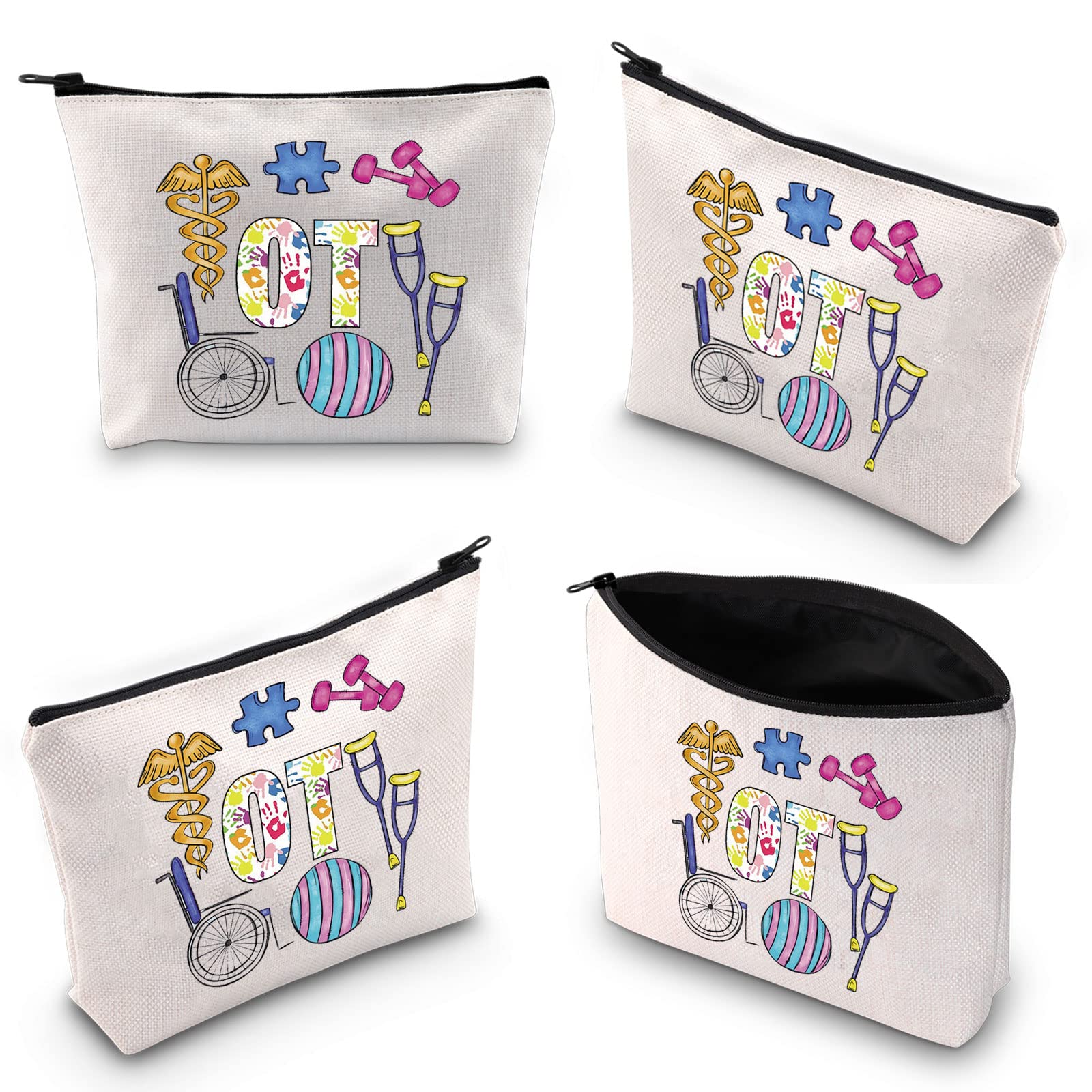 Occupational Therapist Makeup Bag - OT Graduation & Appreciation Gift for Women & Girls | Durable Zipper Pouch for Cosmetics & Therapy Tools | Perfect for Work, Travel & Daily Use