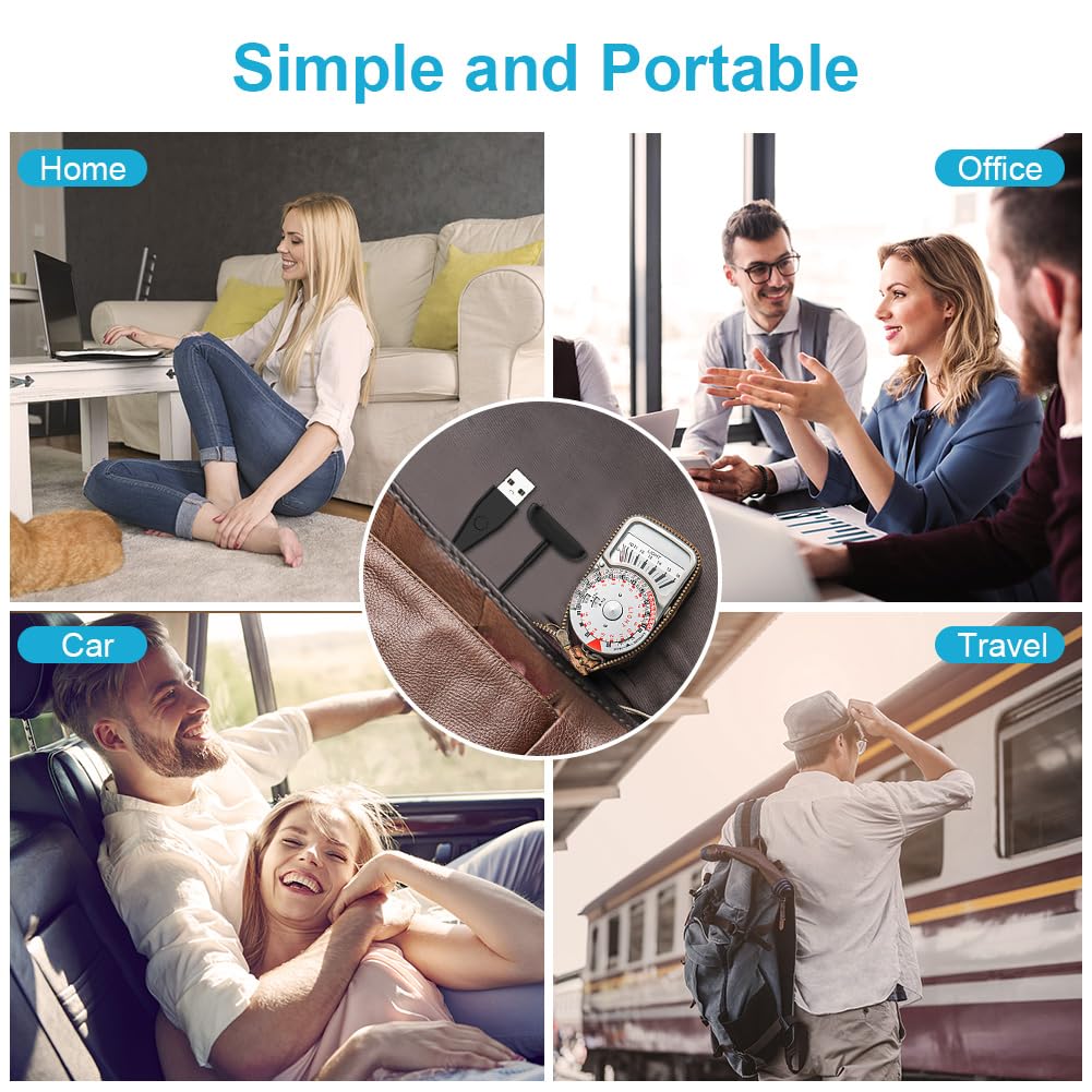 AXFEE Replacement Charger Dock for Fitbit Charge 5/Luxe - 3.3ft USB Charging Cable with Reset Button | Portable Fitness Tracker Accessory for Home, Gym & Travel