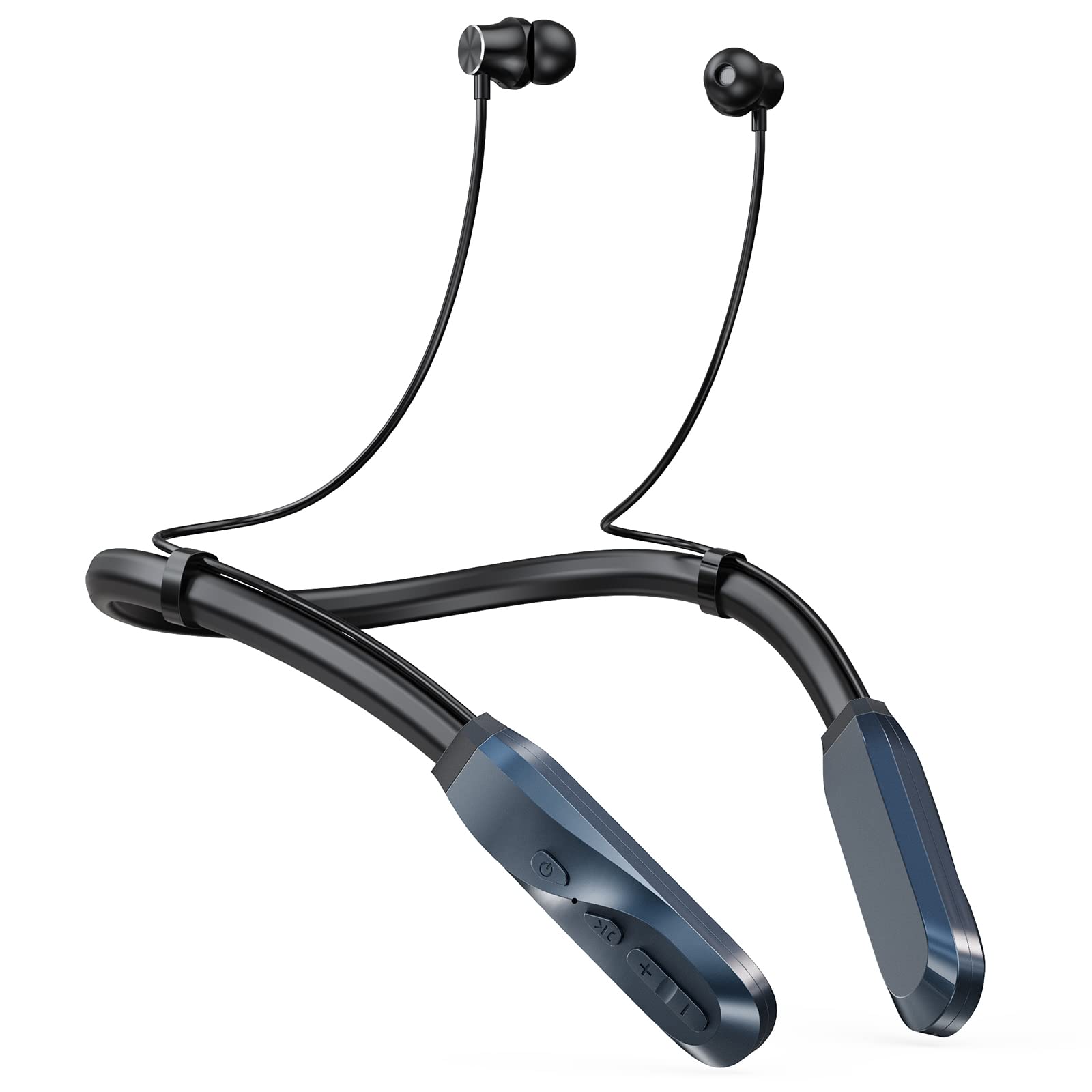 Gemercy Wireless Bluetooth Earbuds with Neckband - 100H Ultra-Long Battery Life, Built-in Mic, Bluetooth 5.1, Stereo Sound, Magnetic Design & IPX5 Waterproof - Perfect for Running, Gym, Workouts & Travel