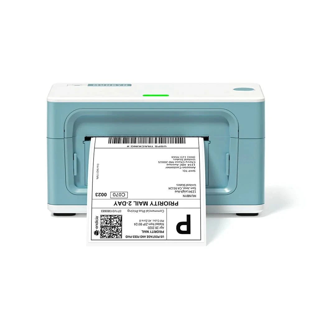 MUNBYN RealWriter 941B Wireless Bluetooth Thermal Label Printer for Shipping, Packaging & Inventory - Compatible with Shopify, eBay, Amazon FBA & Etsy Sellers