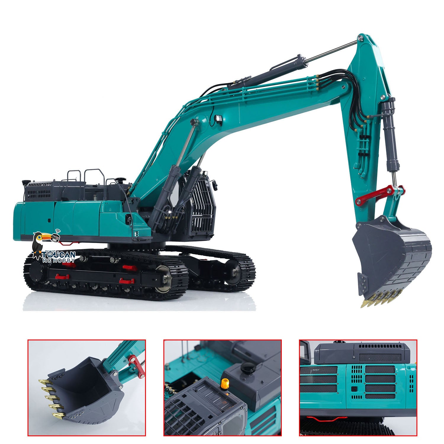 LESU SK500LC 1/14 Scale Remote Control Hydraulic Excavator Toy - RC Construction Digger with Realistic Painting & DIY Assembly | Perfect for Hobbyists, Collectors & Kids Outdoor Play