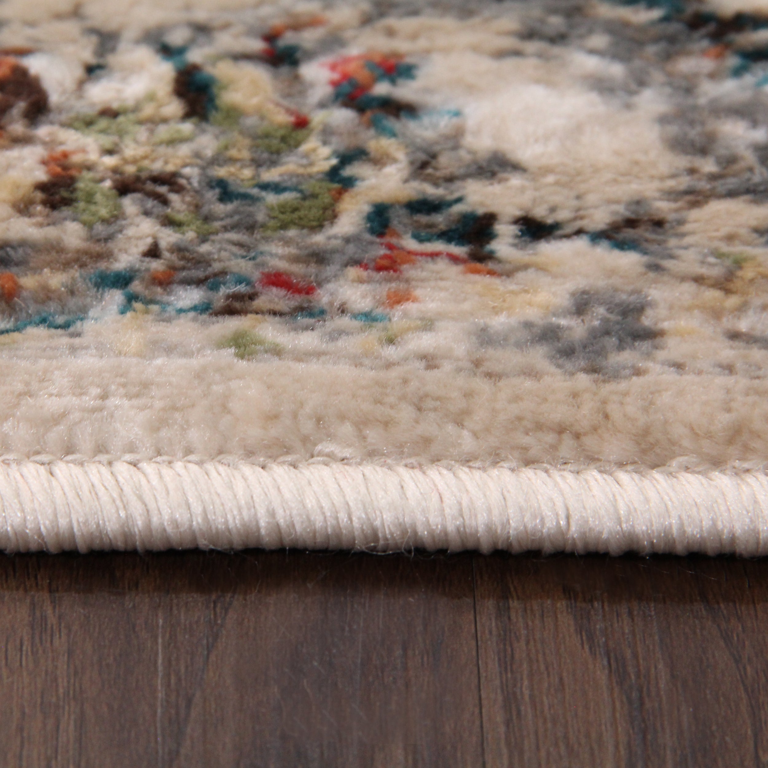 Marquis Modern Farmhouse Medallion Indoor Area Rug - Non-Slip Living Room Carpet for Home Decor, Bedroom & Office | Soft & Durable Floor Mat