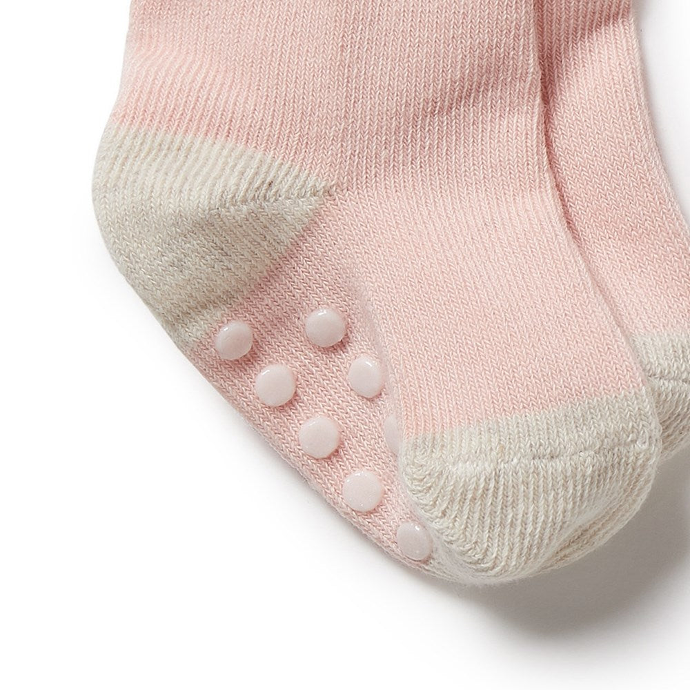 3 Pack Baby Socks - Soft Cotton Non-Slip Infant Socks for Boys & Girls (0-24 Months) - Perfect for Playtime, Crawling & Everyday Wear