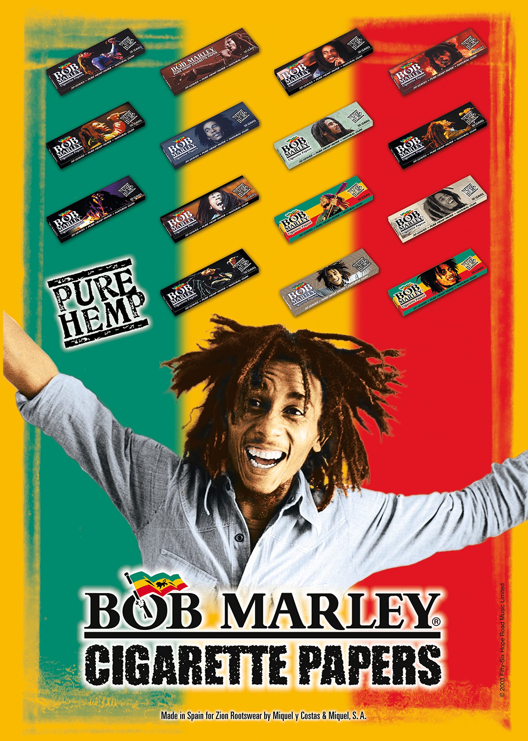 Bob Marley Rolling Papers - 1 1/4
