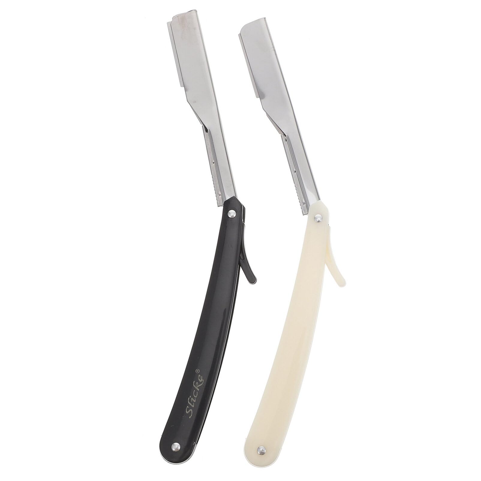 Healvian 2-Pack Barber Straight Razor Holder - Stainless Steel Shaving Blade Stand for Old Fashioned Manual Razors (Blades Not Included) | Perfect for Salon, Barber Shop & Home Grooming