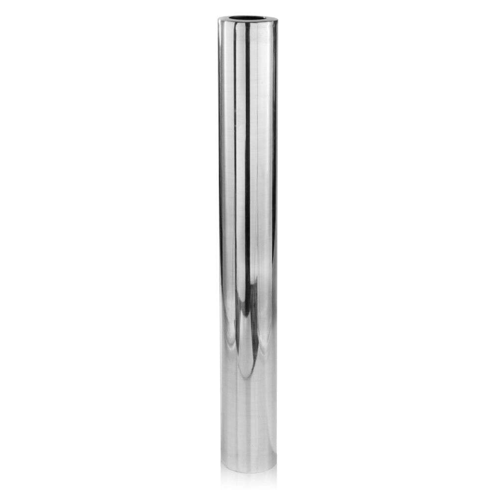 Buffed Cylinder XXL Tall Floor Vase - Modern Home Decor for Living Room, Entryway & Office - Large Ceramic Vase for Flowers & Decorative Stems