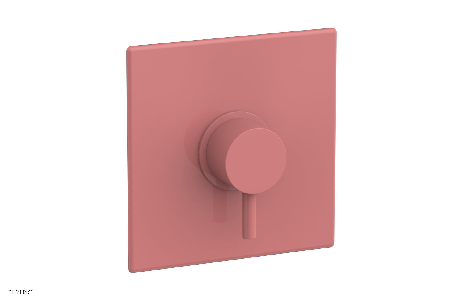 BASIC II Pressure Balance Square Shower Plate & Lever Handle Trim Kit - 4