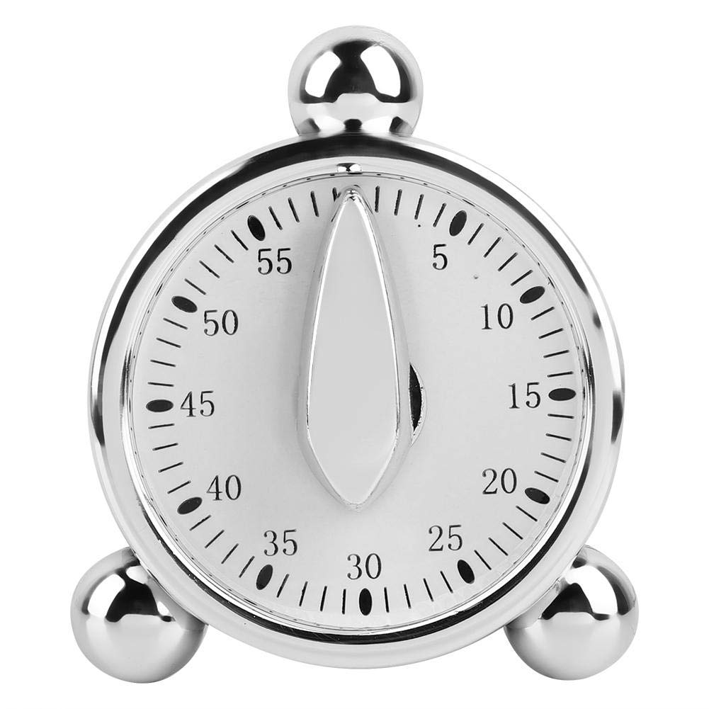 60-Minute Kitchen Mechanical Timer - Countdown Clock for Cooking, Baking & Time Management - Loud Alarm for Kids & Adults - Perfect for Kitchen, Classroom & Office Use