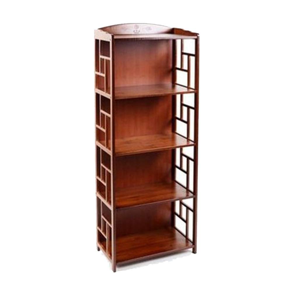 Adjustable 4-Tier Storage Shelves Unit - Heavy Duty Bookshelf, Organizer Rack for Home, Office, Garage & Plant Stand | Perfect for Storing Books, Decor, Toys & Gardening Supplies
