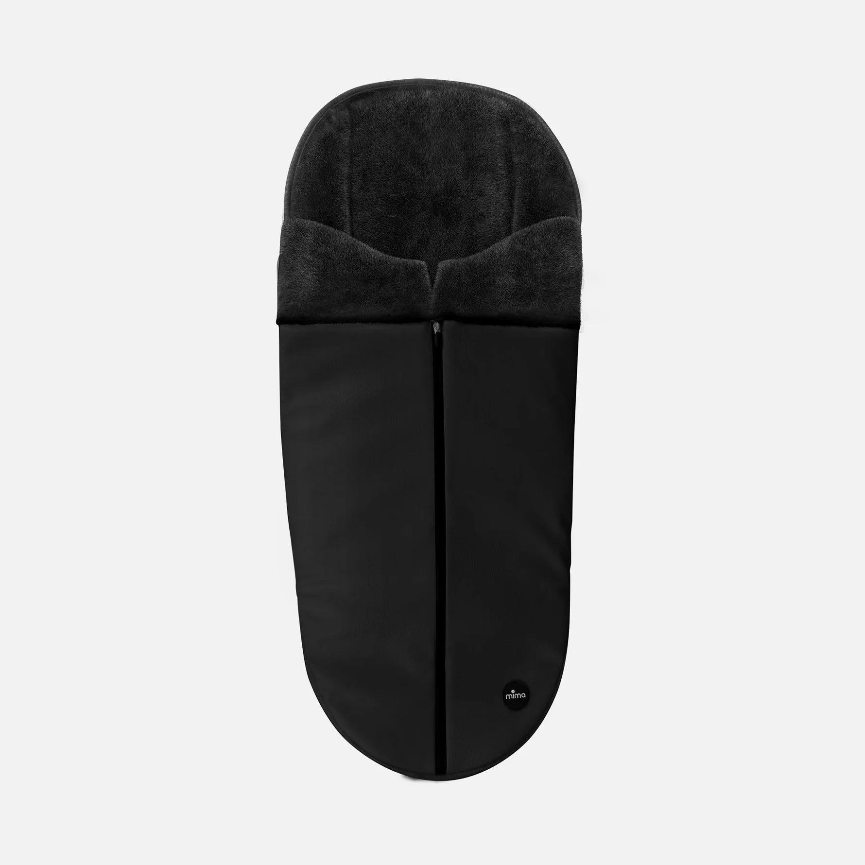 Mima Baby Footmuff - Soft Winter Stroller Blanket for Newborns & Toddlers - Black - Perfect for Cold Weather Strolls & Outdoor Adventures