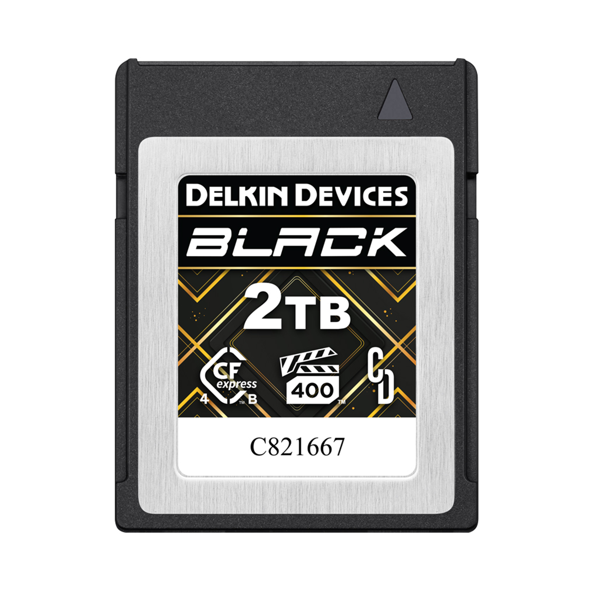 Delkin Devices 2TB BLACK CFexpress Type B 4.0 VPG400 Memory Card - High-Speed Professional Photography & 8K Video Recording Storage for DSLR, Mirrorless Cameras and Cinema Cameras