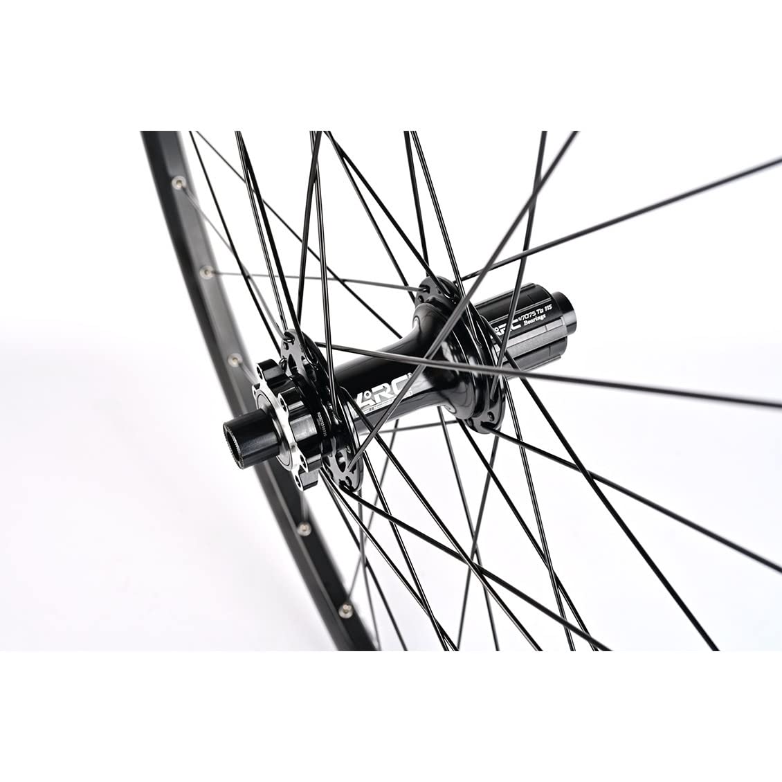 **26/27.5/29 Inch Mountain Bike Wheelset - Disc Brake Compatible with 8/9/10/11 Speed Cassette, Through Axle Front & Rear Wheels for Trail & Cross-Country Riding**