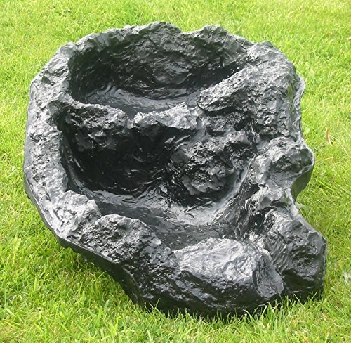 PondH2o Small Pond Watercourse 2-Tier Pool Set | Lightweight Black PVC Waterfall Spillway for Outdoor Garden Ponds & Backyard Water Features | No Hose Connections Needed | Perfect for Patio Decor & Zen Landscaping