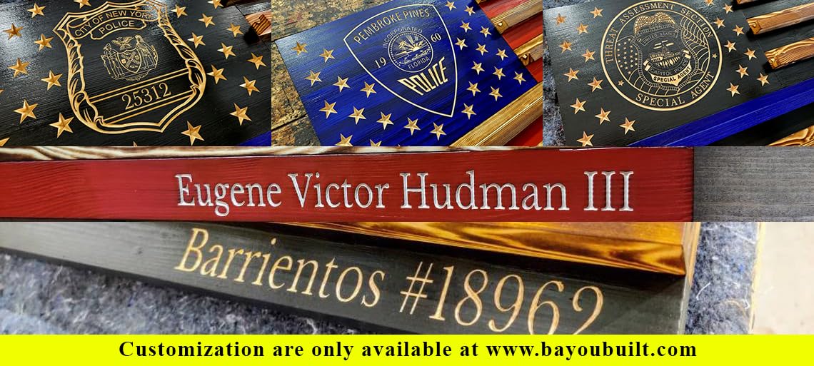 American Flag Challenge Coin Holder Display - Wooden Shelf Holds 90-100 Coins | Military, Police, Law Enforcement & First Responders Gift | Handmade in Texas | Perfect for Office, Home Decor & Collection Display