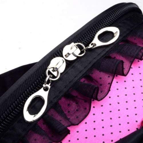 MBUYS Mall Bow Storage Bag - Waterproof Cosmetic Organizer & Toiletry Travel Bag for Women, Portable Makeup Case Pouch with Bow Tie Design (1pc) - Perfect for Travel, Gym, and Daily Makeup Storage
