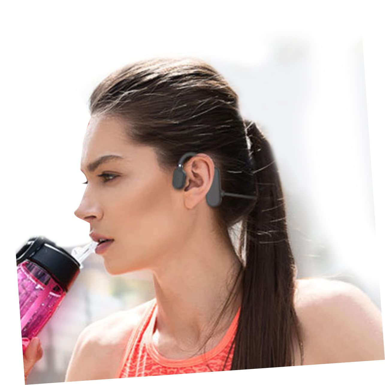 Toddmomy Open-Ear Wireless Headphones IPX6 Waterproof Bluetooth Sports Earphones for Running, Cycling, Gym Workouts - Sweatproof Stereo Sound Hands-Free Headset