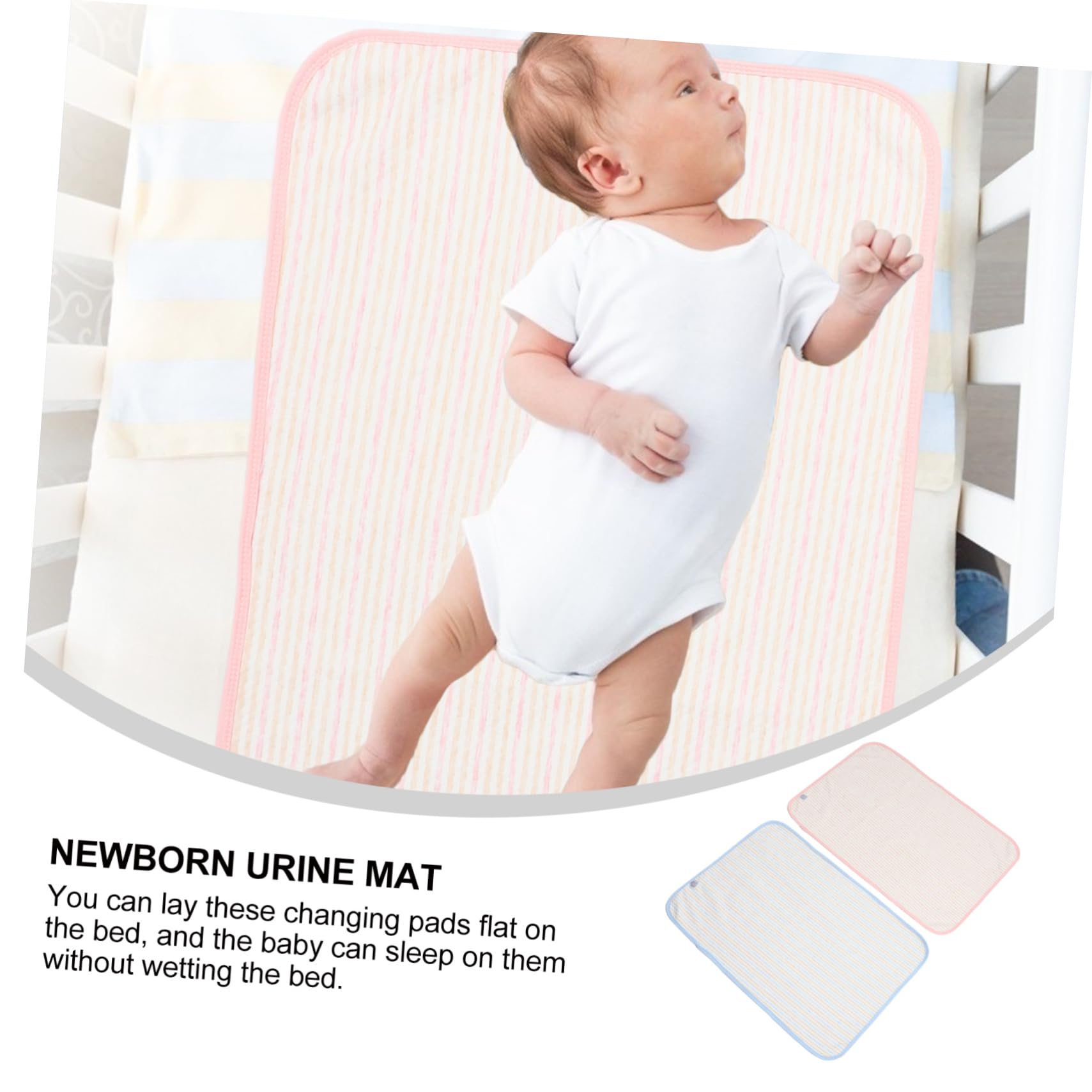 4-Pack Waterproof Changing Pad Liners - Soft Cotton Anti-Pee & Menstrual Protection Pads for Baby Changing Tables, Adult Incontinence & Pet Training Mats - Ideal for Nursery, Elderly Care & Pet Owners