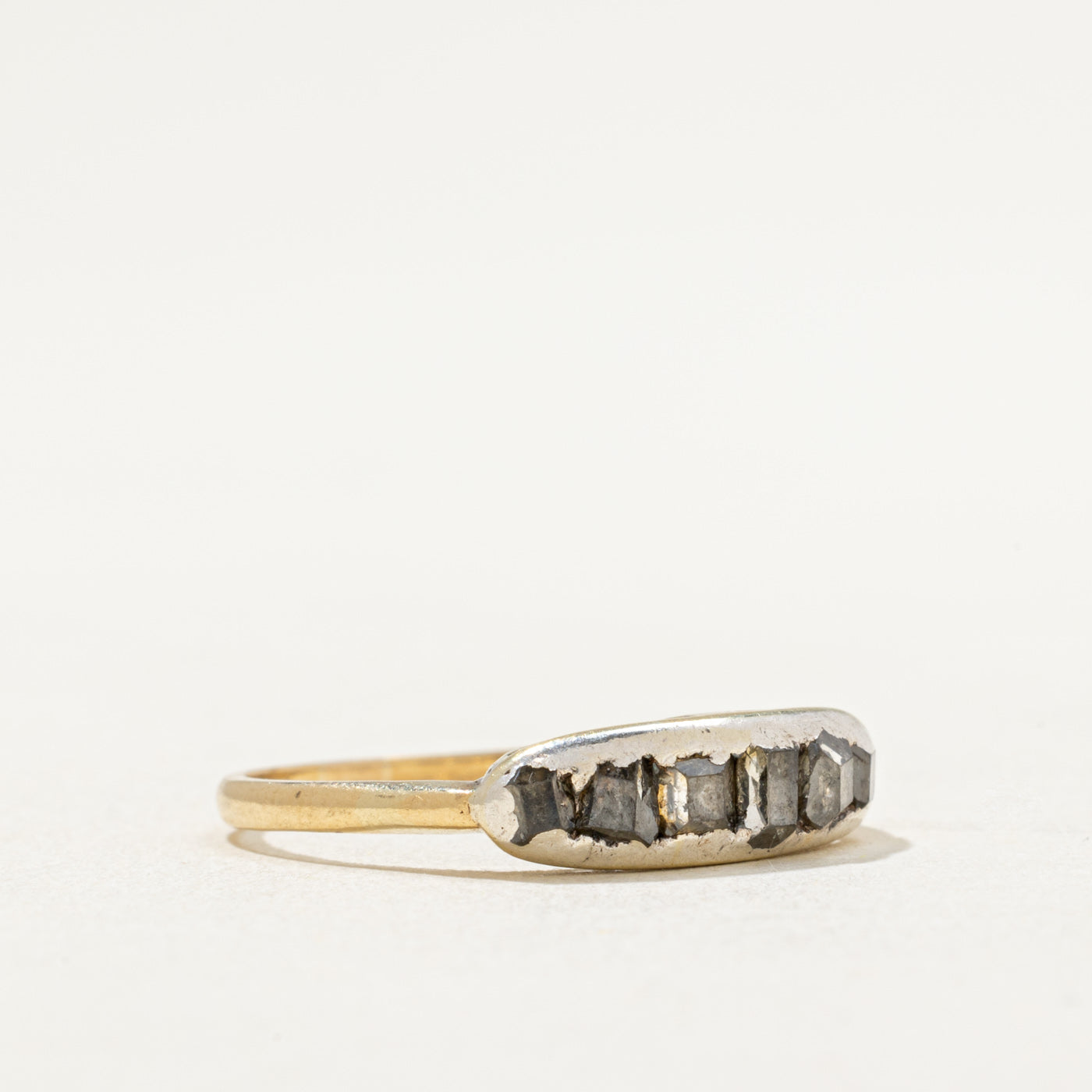 Antique Table Cut Diamond Ring - 0.80 Carat Total Weight (CTW) | Size 8.25 | Vintage Engagement Ring, Wedding Band, Anniversary Gift for Her