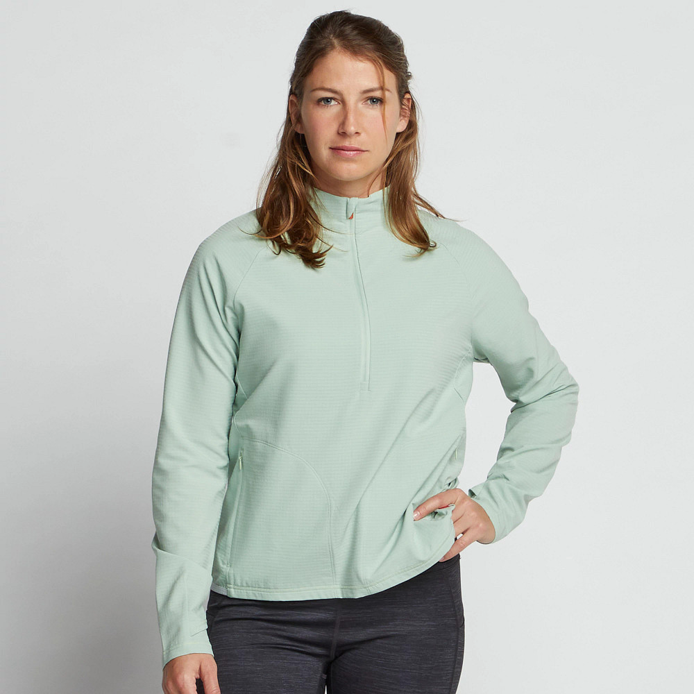 Women's Korsa Accelerate 1/4 Zip Running Jacket - Lightweight Breathable Workout Top for Jogging & Outdoor Activities
