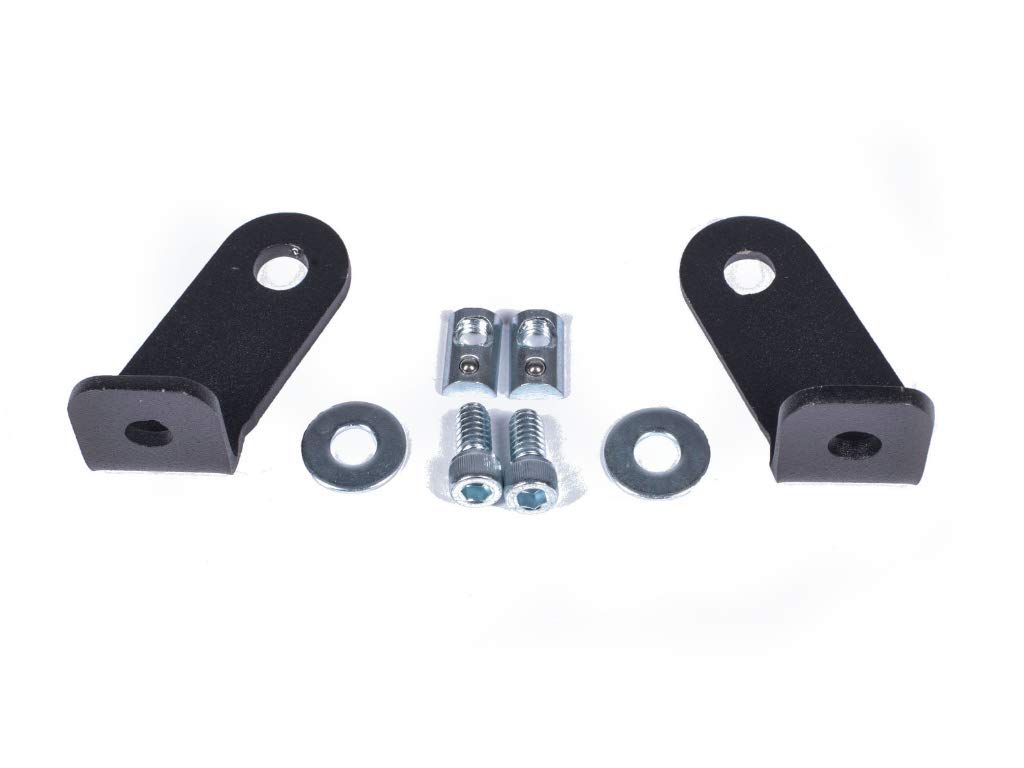 **Cali Raised LED 40-Inch Cut-Out Prinsu Roof Rack Slim LED Light Bar Mounting Brackets - Perfect for Off-Road Trucks & SUVs**