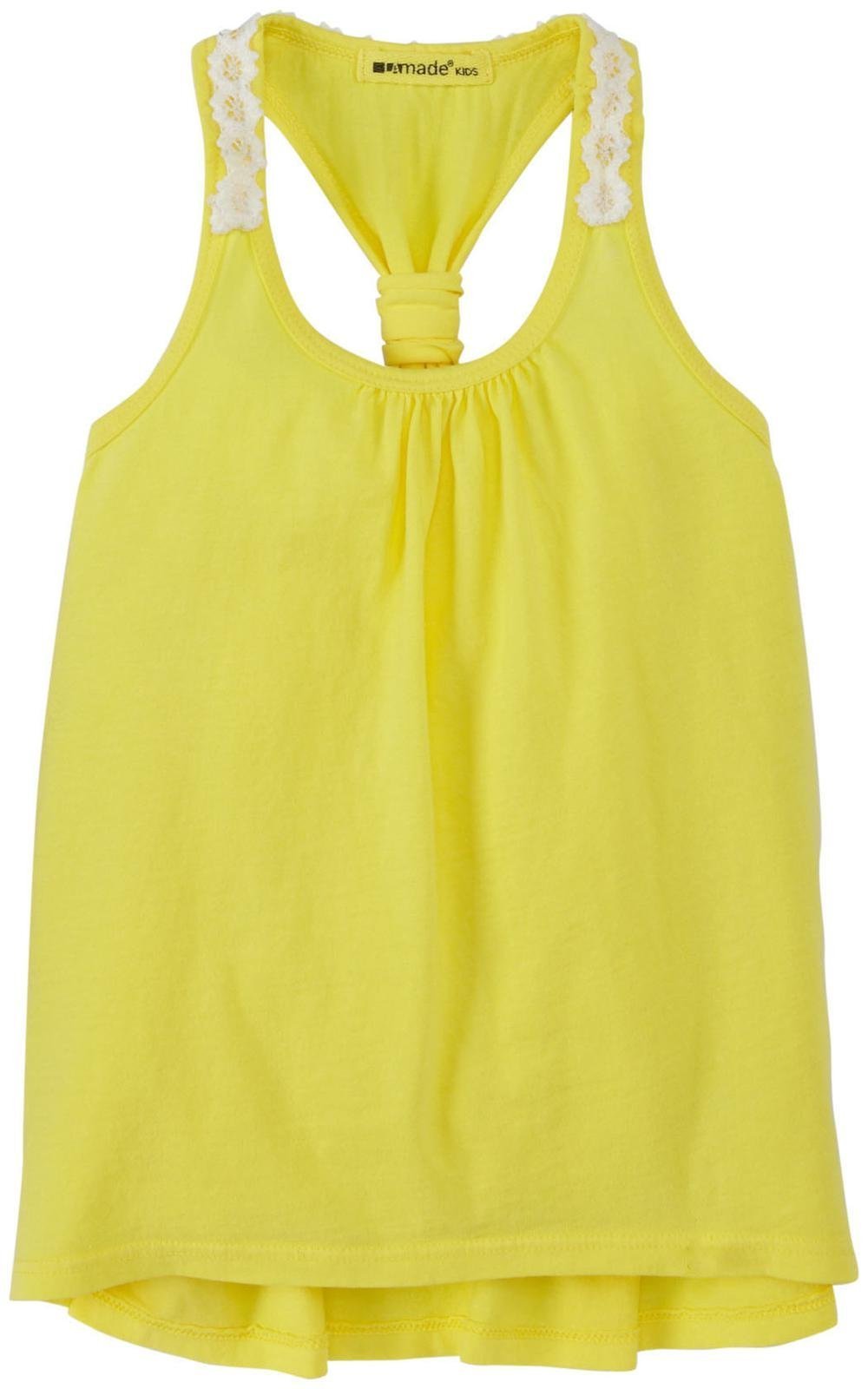LAmade Kids Knotted Tank Top for Toddlers & Children - Soft Cotton Summer Outfit - Perfect for Beach, Playdates & Outdoor Activities