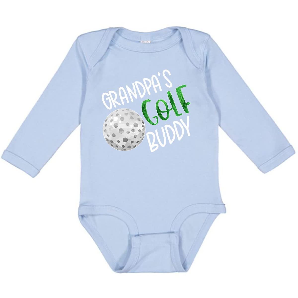 Grandpa's Golf Buddy Baby Creeper - Long Sleeve Golf Ball Design for Playtime