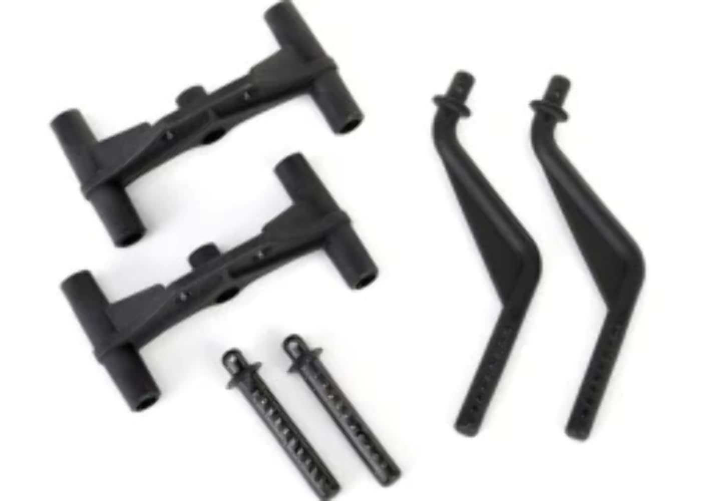 Traxxas 7516 Front & Rear Body Mounts/Posts - Durable RC Car Accessories for Off-Road & Crawler Upgrades