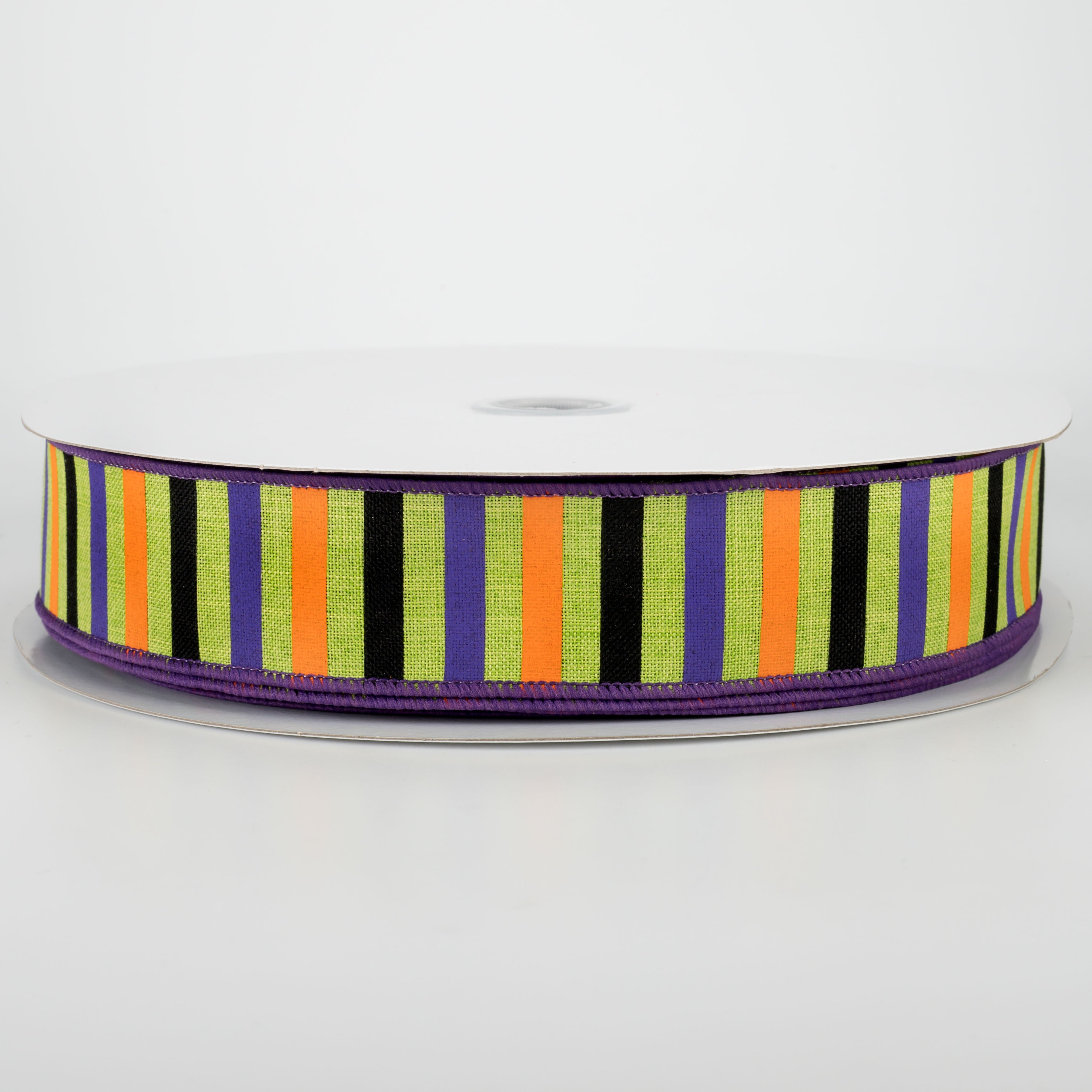 1.5 Inch Halloween Horizontal Stripe Ribbon - Lime Green (50 Yards) for Gift Wrapping, Party Decorations & DIY Crafts