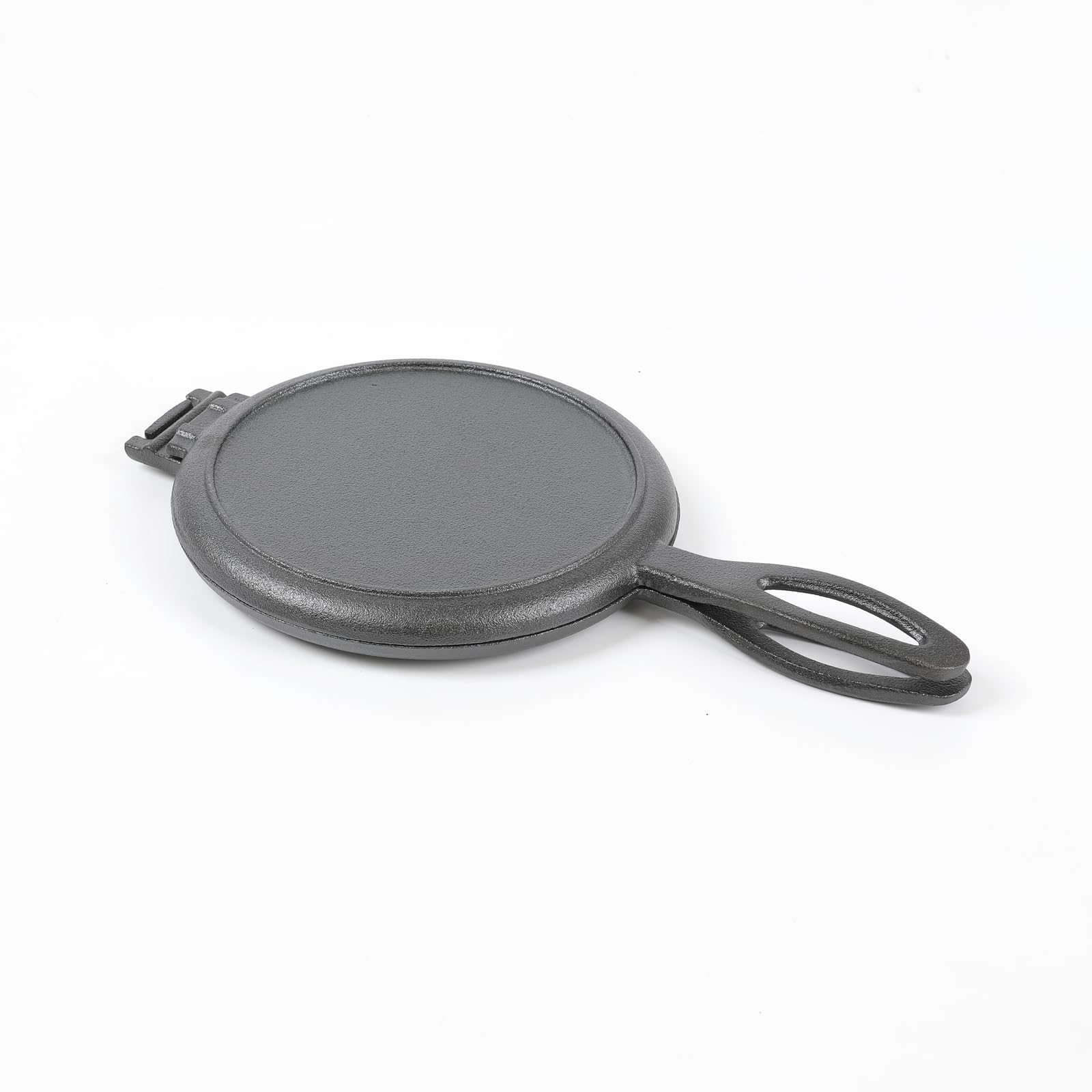 HAWOK Cast Iron Waffle Maker - Traditional Belgian Waffle Iron for Stovetop - Perfect for Breakfast, Camping & Homemade Desserts