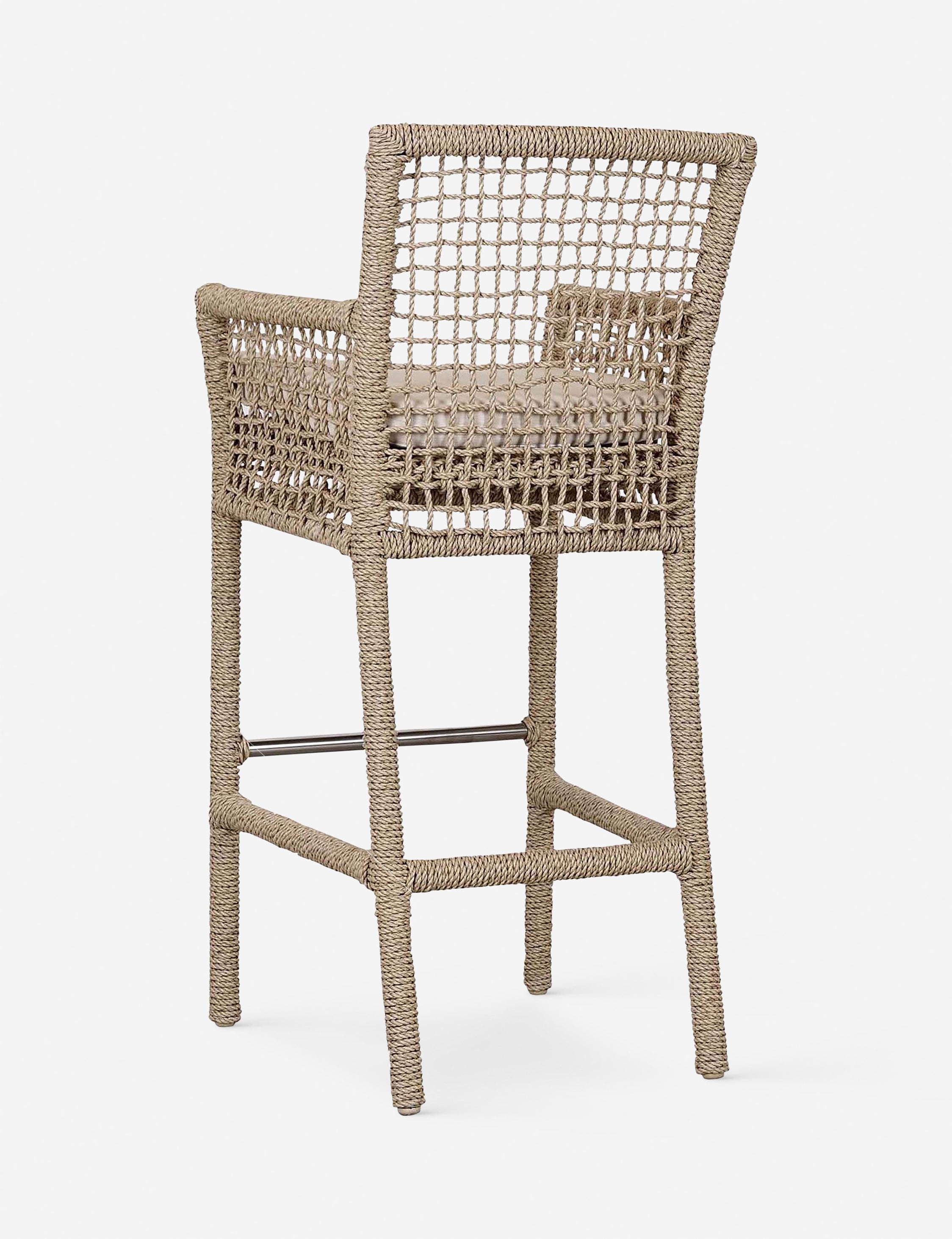 Premium Beverly Indoor Outdoor Bar Stool - Adjustable Height, Weather-Resistant, Comfortable Seating for Kitchen, Patio, and Bar Use