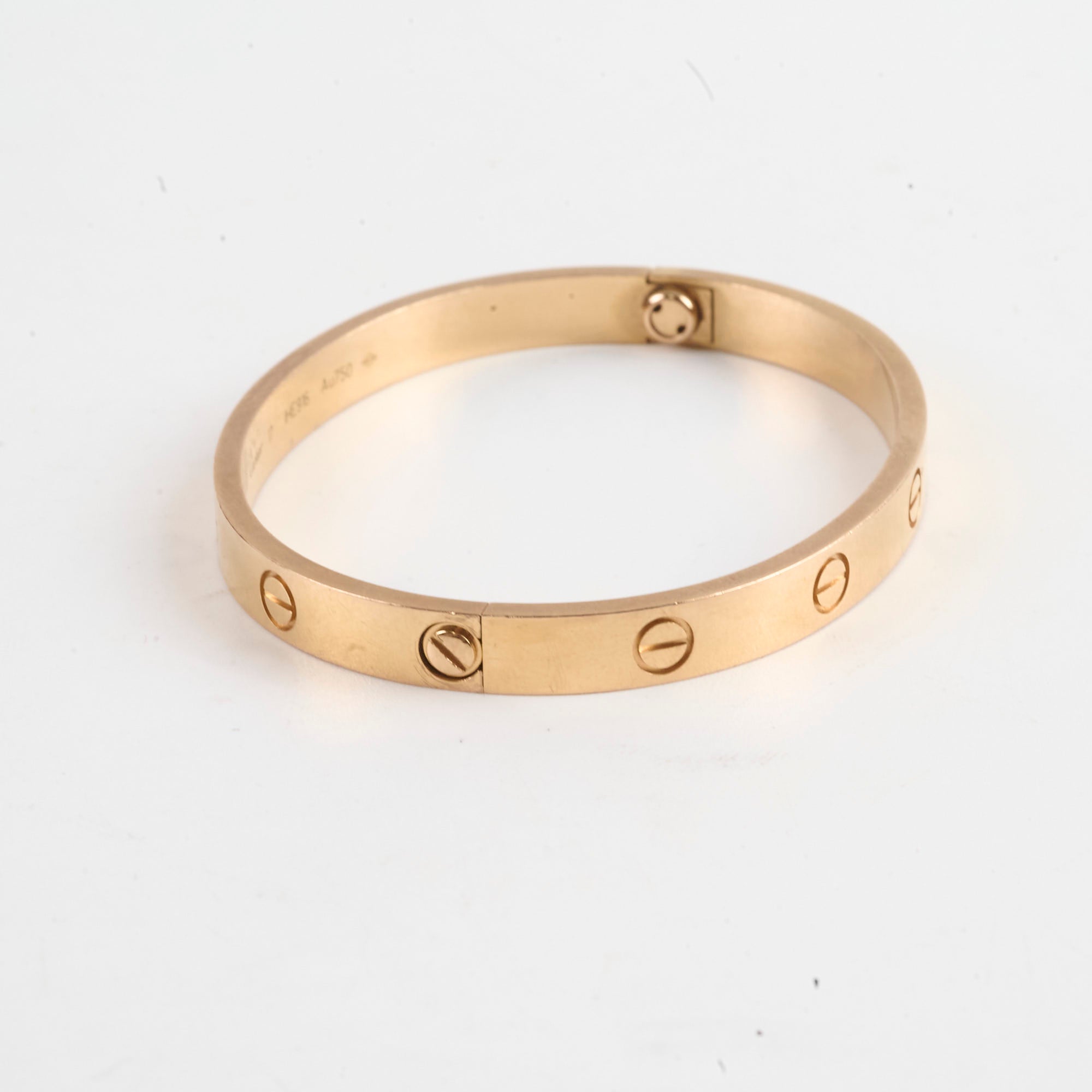 Cartier Love Bracelet 17 Size - 18K Pink Gold Luxury Jewelry for Women, Perfect for Anniversary Gifts & Special Occasions