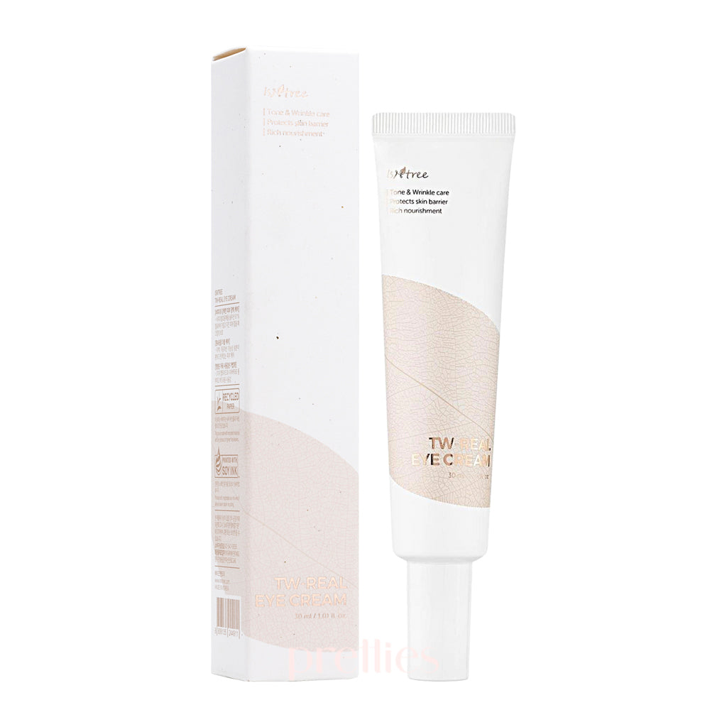 Isntree TW Real Eye Cream 30ml - Anti-Aging & Hydrating Eye Treatment for Dark Circles & Wrinkles - Perfect for Night & Day Use