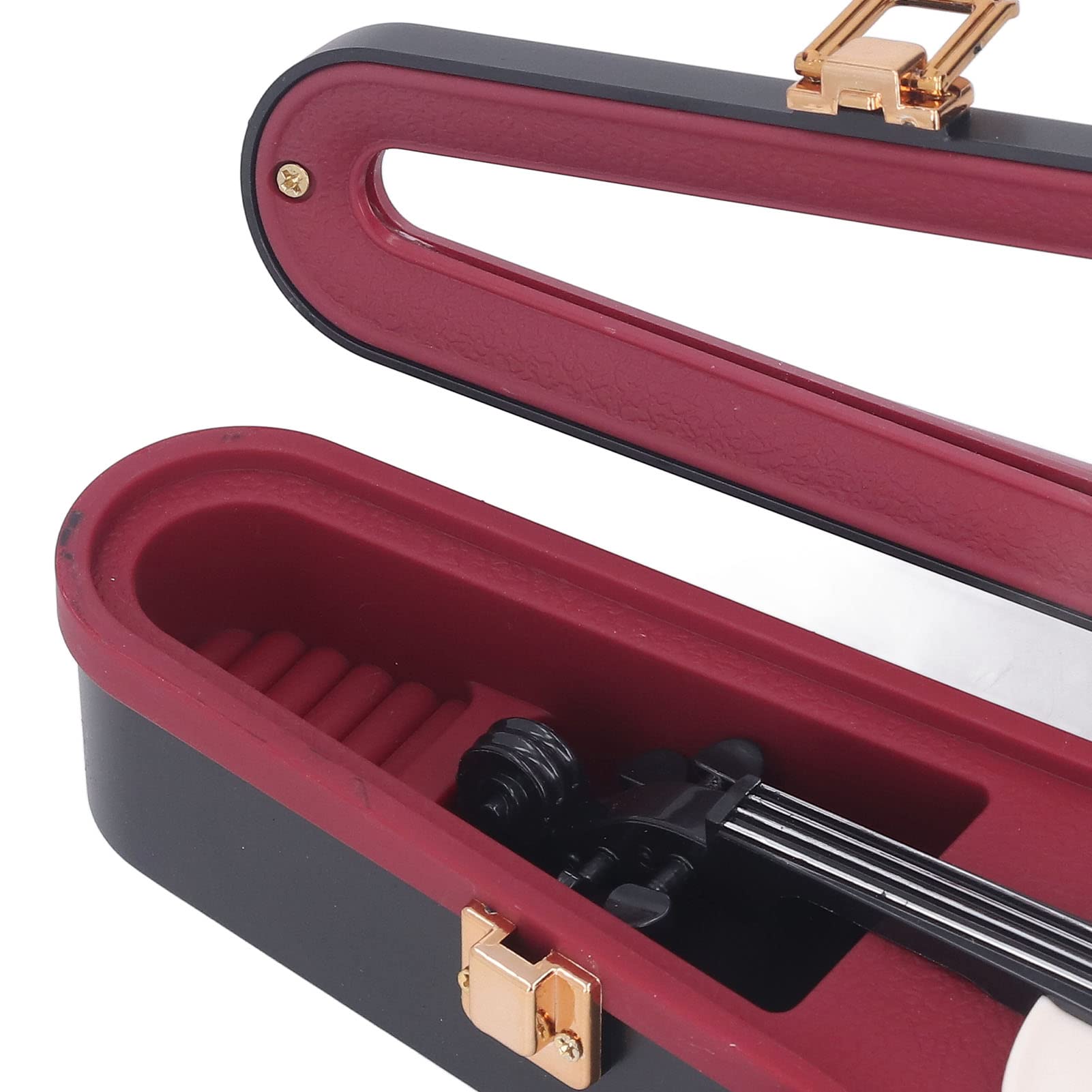 Classical Violin Music Box with Foot Pad Design - Small Desktop Decoration for Home, Gift, or Office (Black) | Perfect for Relaxation, Romantic Gifts & Home Décor