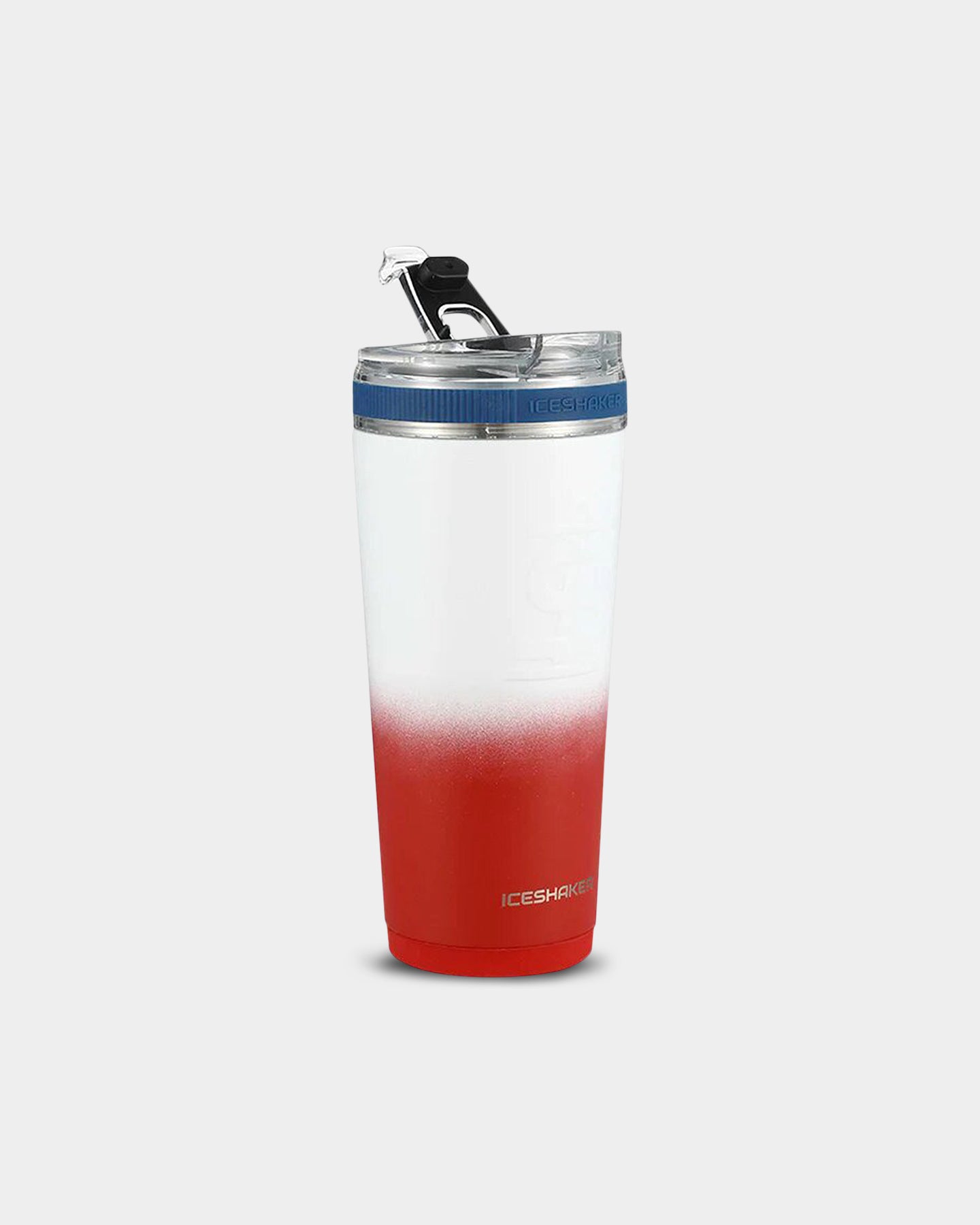 Insulated Ice Shaker Bottle - Leak Proof & BPA Free Stainless Steel Water Bottle for Gym, Workouts & Outdoor Activities