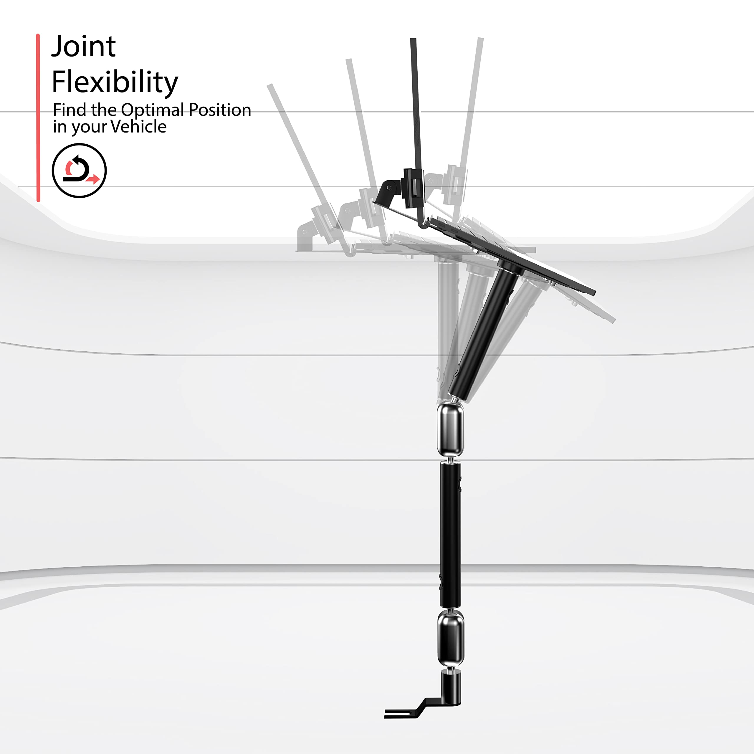 CTA Digital Laptop Arm with VESA Mounting Base - Secure Laptop Holder for 17